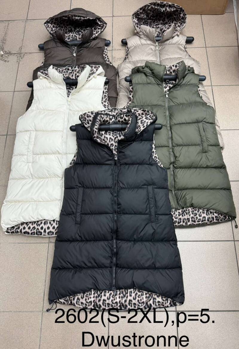 Kamizelka damkie Roz S-2XL, 1 Kolor Paczka 5 szt